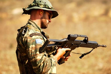 Soldiers Army Greece Special Forces G36 Greek