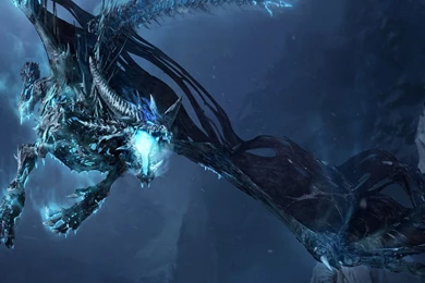 Download Wallpapers 2560x1024 World Of Warcraft, Dragon, Cold ...