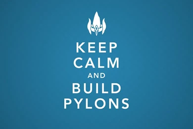 Keep Calm And Build Pylons Wallpapers