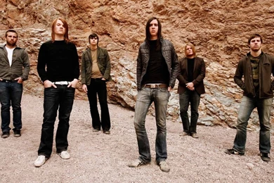 Download Wallpapers 1366x768 Underoath, Band, Members, Outdoor ...