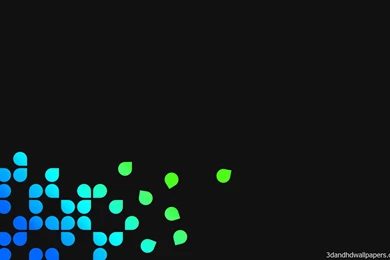 Black Backgrounds Green Colour Drop Design HD Wallpapers ...