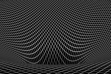 Download Wallpapers 1024x1024 Surface, Mesh, Black White, Immersion ...