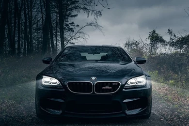 Download Wallpapers 1024x1024 Bmw M6, Dark Knight, Black, Forest ...
