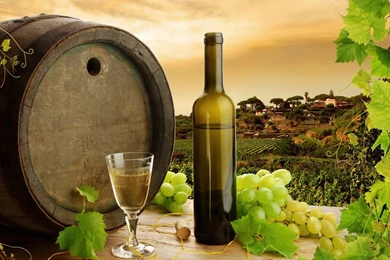 Wallpapers Drinks Laying Wine Bottle Food Image