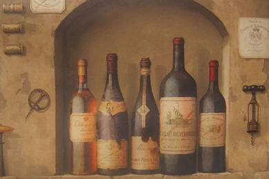 Wine Bottle Wallpapers Border