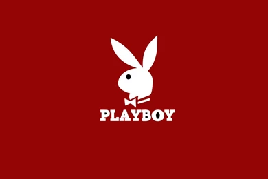 Playboy Logo In Red Backgrounds