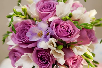 Bouquets Of Flowers Beautiful Purple White Flowers Bouquet Flowers ...