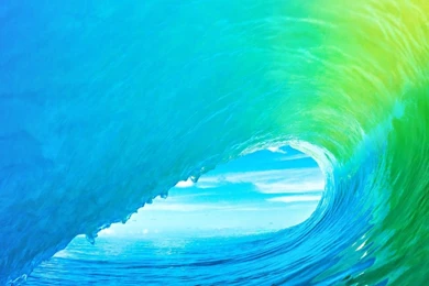 iPhone 6s Colorful Wave Beach Wallpapers HD • IPhones Wallpapers