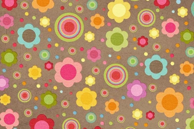Colorful Floral Pattern Mobile Wallpapers 7178