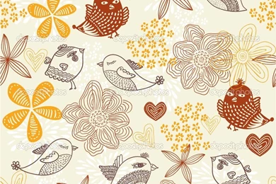 Gallery For   Retro Floral Desktop Wallpapers