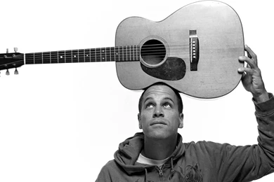 Jack Johnson Guitar Smock Hand Look