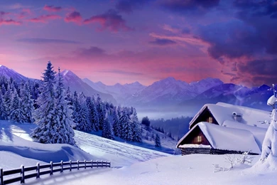 Free Winter Scenes Wallpapers HD For Desktop