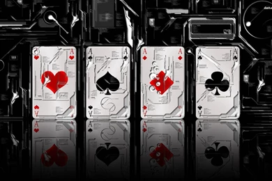 Four Poker Cards Desktop Backgrounds HD 1920x1200