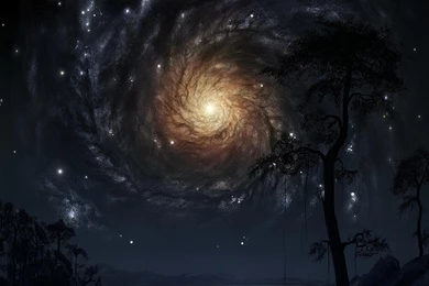 Spiraling Black Hole In The Sky >> HD Wallpaper, Get It Now!