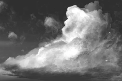 Clouds Sky Black White Wallpapers