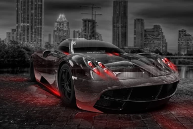 Pagani Huayra Hd Wallpapers Black