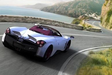 PAGANI HUAYRA ROADSTER WALLPAPER   (