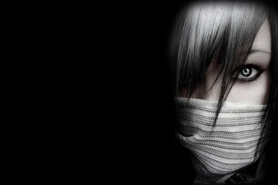 Emo Girl In The Shadows Wallpapers   Digital Art Wallpapers