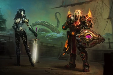 World Of WarCraft ( WoW ) Warrior Men Armor Shield Sword Games ...