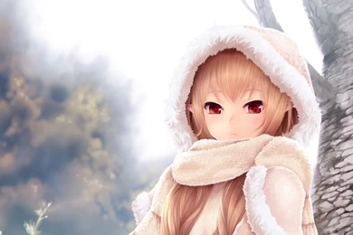 Download Wallpapers 3840x2400 Girl, Anime, Winter, Art Ultra HD 4K ...