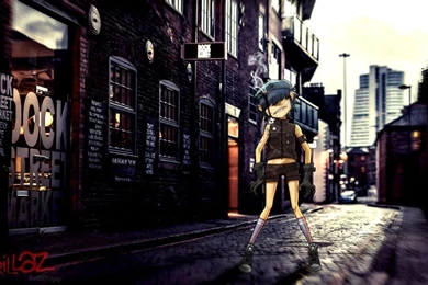 Cyborg Noodle Wallpaper. By Royartandstuff On DeviantArt