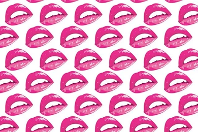 Luscious Lips iPhone Wallpapers