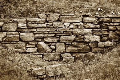 Old Stone Wall Stock Backgrounds Texture