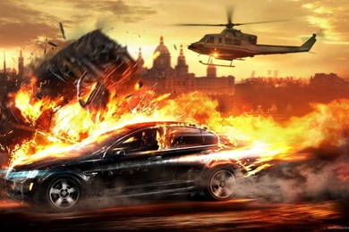 Download 1920x1080 Epic Battle In The Fire Wallpapers