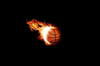 Gallery For   Basketballs On Fire Backgrounds