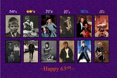 63rd B'day   David Bowie Wallpapers (35501336)   Fanpop