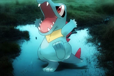 Totodile In Swamp By Magicalyuki On DeviantArt