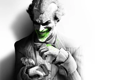 Download Wallpapers 1024x1024 Batman Arkham City, Joker, Smile ...