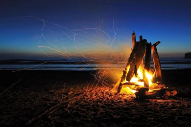 Fire Beach HD Wallpapers, Fire Beach Images Free, New Wallpapers