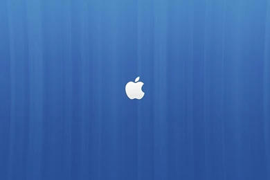 Download 1024x768 Apple Logo On A Blue Backgrounds Wallpapers
