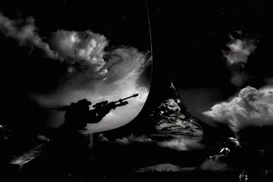 Download 1024x768 Master Chief In Black And White Backgrounds Wallpapers