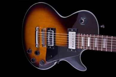 Sunburst Guitar On Black Backgrounds By Nick Jay