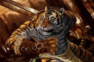 TIGER WARRIOR WALLPAPER   (