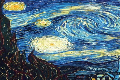 Starry Night Van Gogh Hd Wallpapers (1)   Pleasantwalls.com