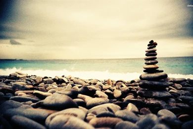 Seaside Pebbles Wallpapers   Beach Wallpapers