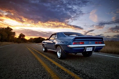 Chevrolet Camaro SS 1969 Old Car Wallpapers HD Download