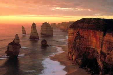 Desktop Wallpapers » Natural Backgrounds » Coast Of Victoria ...