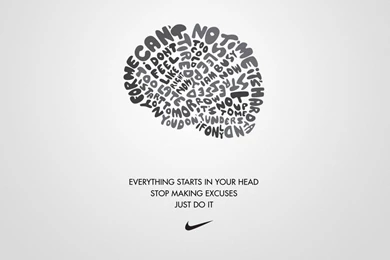 Stop Making Excuses, Just Do It Wallpapers   Typography Wallpapers ...