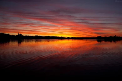 Lake Sunrise Wallpapers