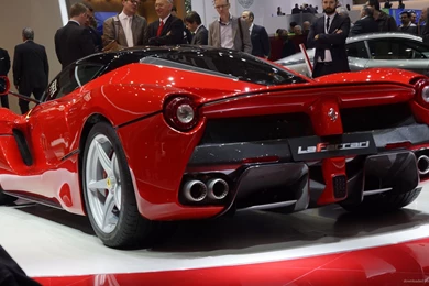 Download 1920x1080 Ferrari LaFerrari Geneva Exhaust Wallpapers