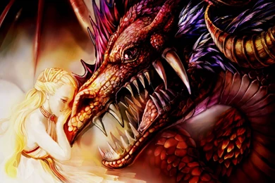 The Dragon And The Princess   Dragons Wallpapers