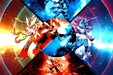 Pokemon Mega Blaziken Shoot Wallpapers HD Image