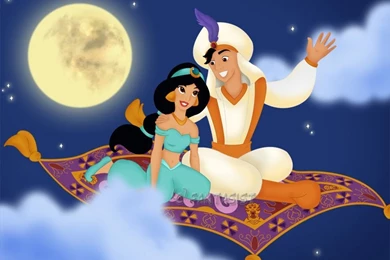 Aladdin And Jasmine Backgrounds Image For Phone   Cartoons Wallpapers