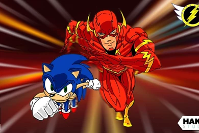 Sonic Vs The Flash Wallpapers 1600 X 900 Version 3 « Hakima Studios