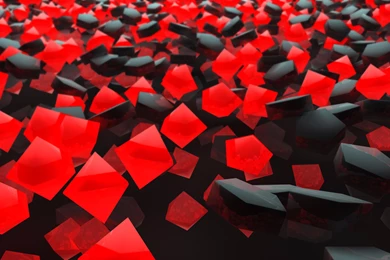 Black And Red Abstract 4K Wallpapers