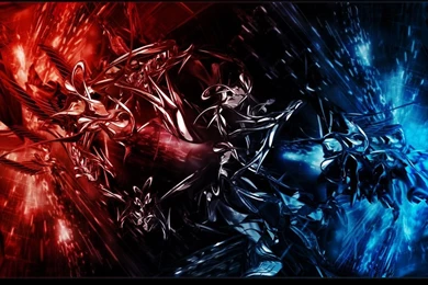 Download Blue Red Abstract Design Wallpapers